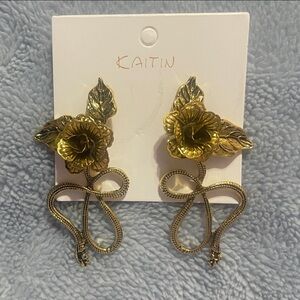 Katin Gold Floral Earrings